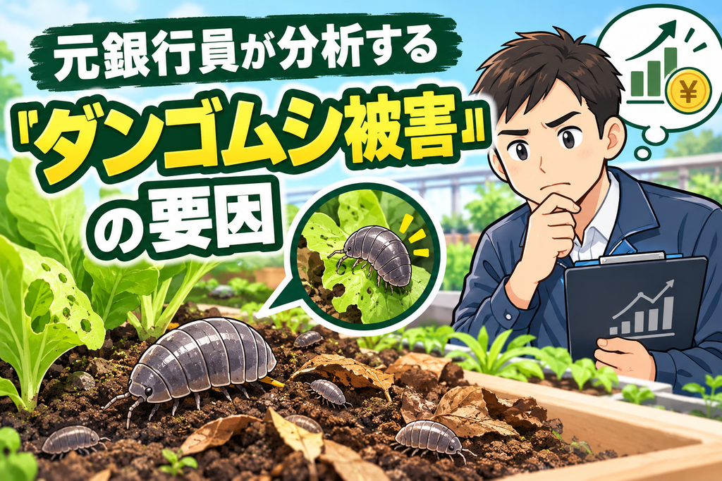 元銀行員が分析するダンゴムシ被害