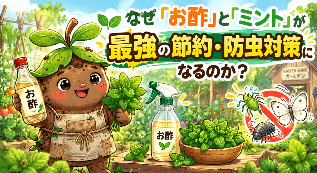 お酢とミントの最強防虫ガーデン