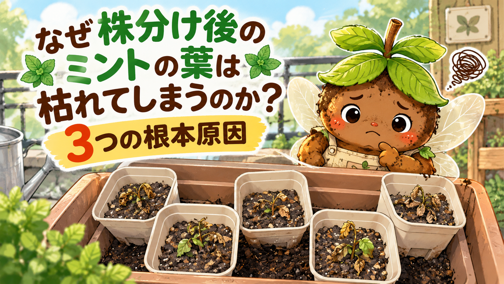 枯れかけミントの3つの原因
