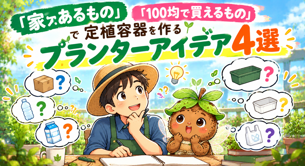 ひらめき満載!プランターアイデア4選