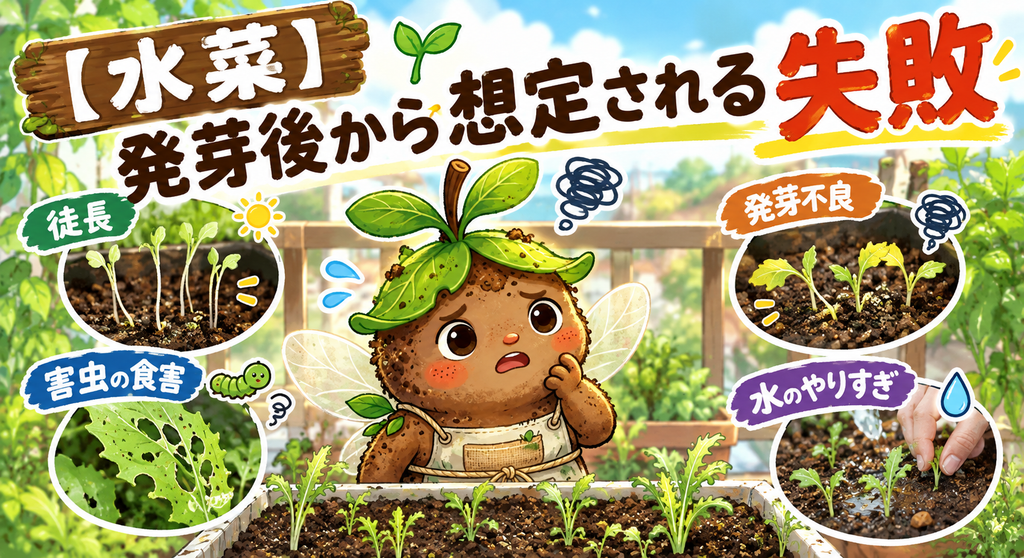 水菜の失敗対策ガーデン図鑑